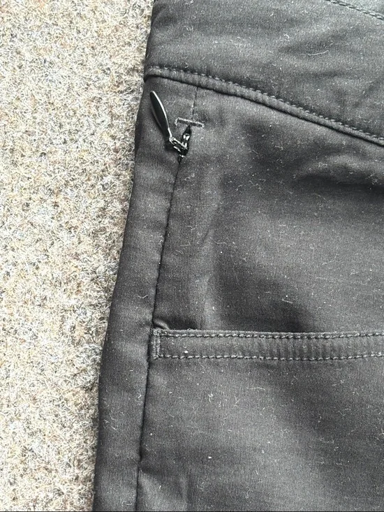 The North Face women Black rull up light waight hicking Pants - Picture 3 of 5